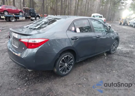 2014 Toyota Corolla S Plus from USA, damaged, VIN 5YFBURHE9EP024103
